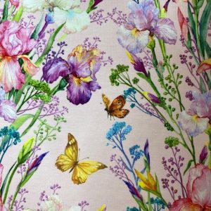 F010 Butterflies pink flowers 1 Personalisation 67