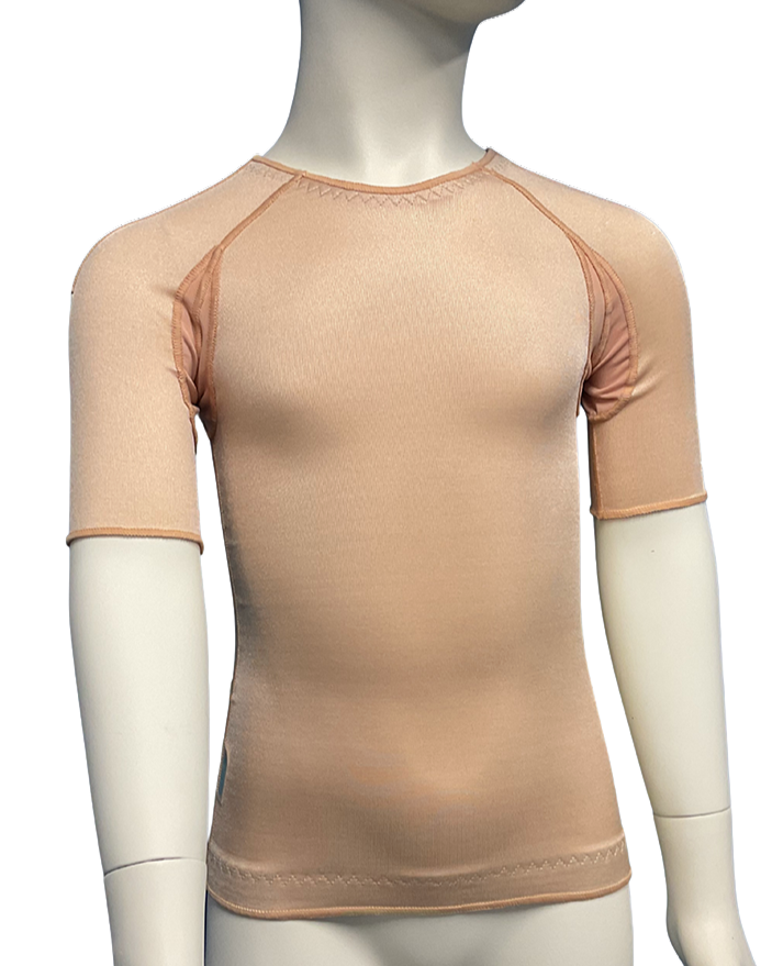 Vest w sleeves Dark Compression Vest with Sleeves - Paediatric 3 Compression Vest with Sleeves - Paediatric - Image 3