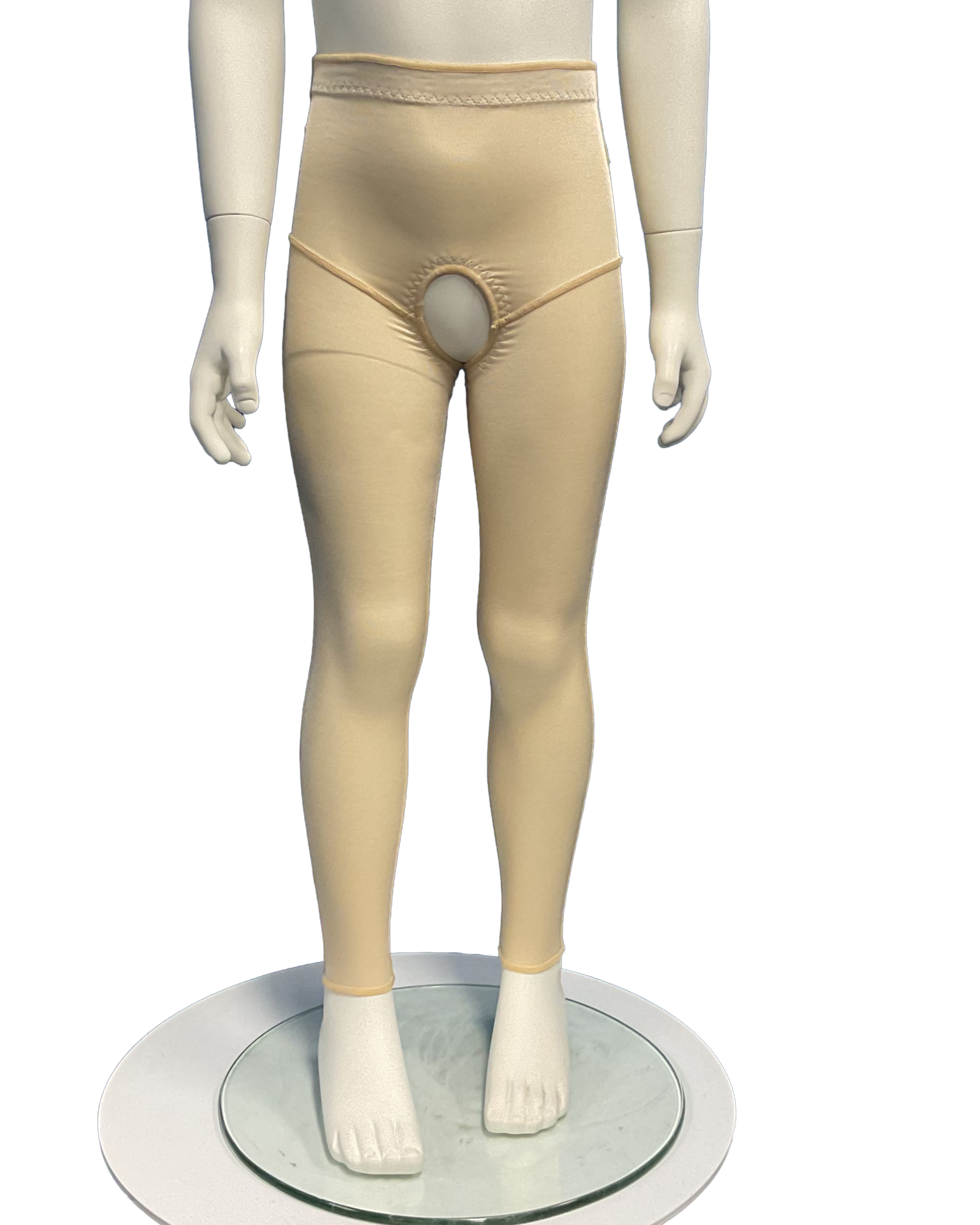 tights long leg open pubis Light scaled Compression Tights to Above Ankle Open Pubis - Paediatric 4 Compression Tights to Above Ankle Open Pubis - Paediatric - Image 4